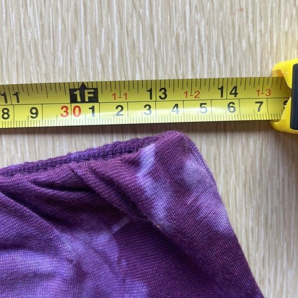 Purple Tie-Dye Wide Leg Pants - Picture 11 of 14